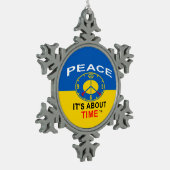 Pewter Snowflake Ornament (Links)