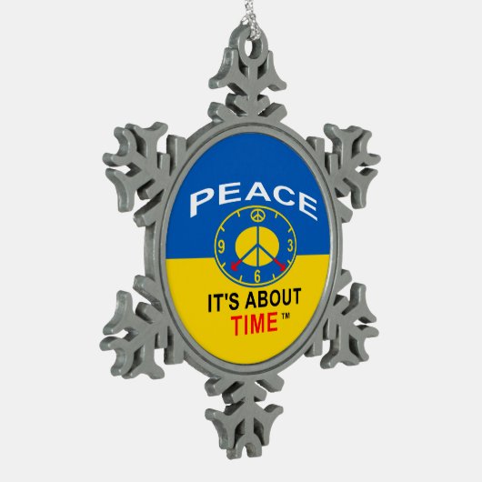 Pewter Snowflake Ornament (Links)