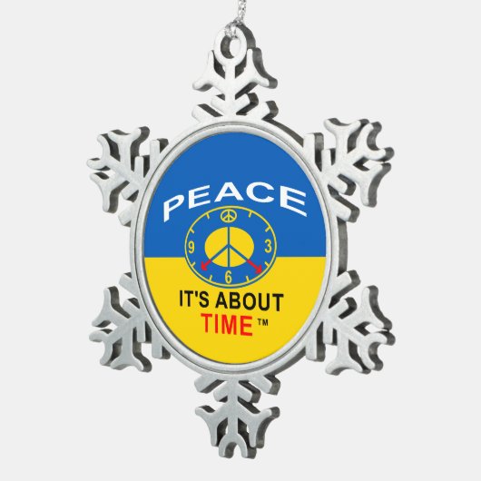 Pewter Snowflake Ornament (Rechts)