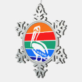 Pewter Snowflake Ornament mit St. Petersburg (Rechts)