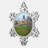 Pewter Snowflake Ornament PNC Park Pittsburgh (Rechts)