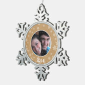 Pewter Snowflake Ornament QC Template (Rechts)