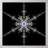 Pewter Snowflake Poster (Vorne)