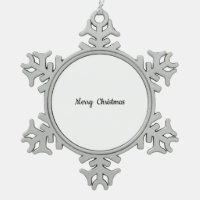 Pewter Snowflake Weihnachtsschmuck