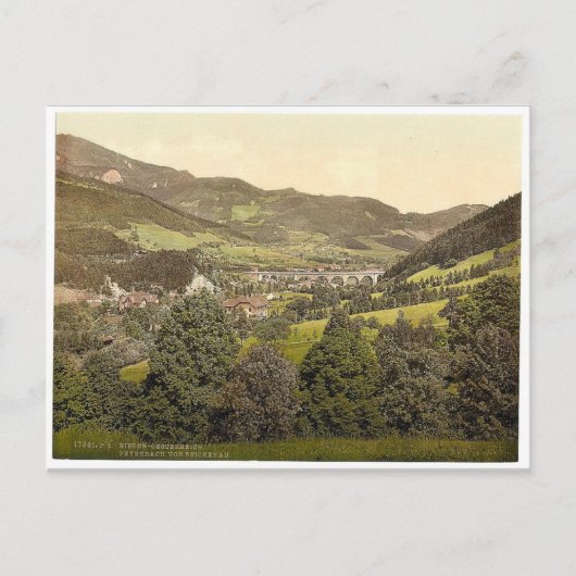 Peyerbach (d. h. Payerbach), aus Reichenau, Untere Postkarte (Vorderseite)