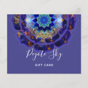 Peyote-Himmel-Mandala Metaphysisch Lila Flyer