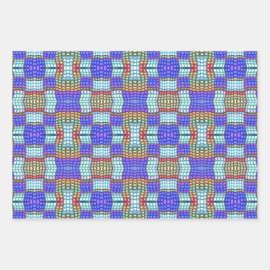 Peyote Stitch Mosaic Beading Tile Nahtlose Muster Geschenkpapier Set (Vorderseite 2)