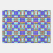 Peyote Stitch Mosaic Beading Tile Nahtlose Muster Geschenkpapier Set (Vorderseite)