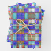 Peyote Stitch Mosaic Beading Tile Nahtlose Muster Geschenkpapier Set (Beispiel)