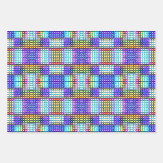 Peyote Stitch Mosaic Beading Tile Nahtlose Muster Geschenkpapier Set (Vorderseite 3)