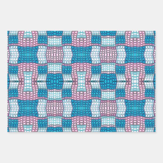 Peyote Stitch Mosaic Beading Tile Nahtlose Muster Geschenkpapier Set (Vorderseite 2)