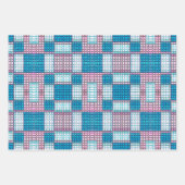 Peyote Stitch Mosaic Beading Tile Nahtlose Muster Geschenkpapier Set (Vorderseite)