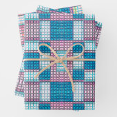 Peyote Stitch Mosaic Beading Tile Nahtlose Muster Geschenkpapier Set (Beispiel)