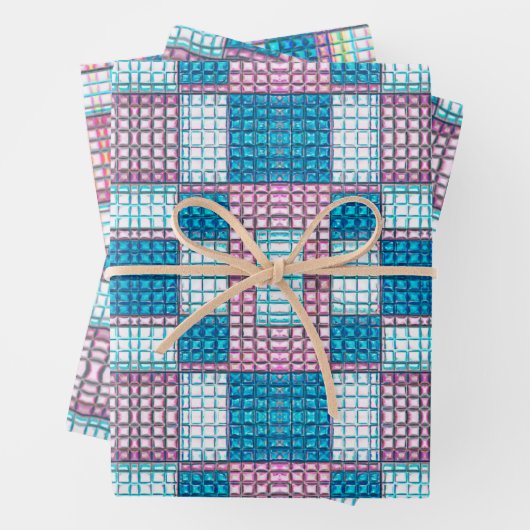 Peyote Stitch Mosaic Beading Tile Nahtlose Muster Geschenkpapier Set (Beispiel)