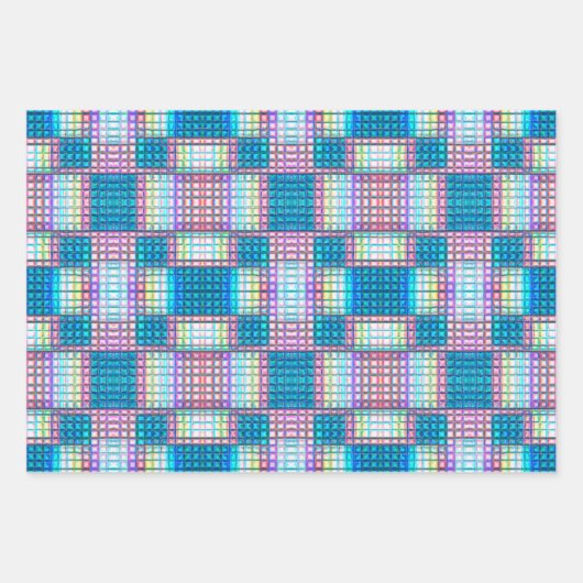 Peyote Stitch Mosaic Beading Tile Nahtlose Muster Geschenkpapier Set (Vorderseite 3)