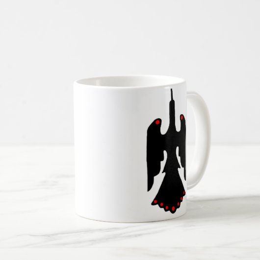 Peyote-Wasser-Vogel Kaffeetasse (VorderseiteRechts)