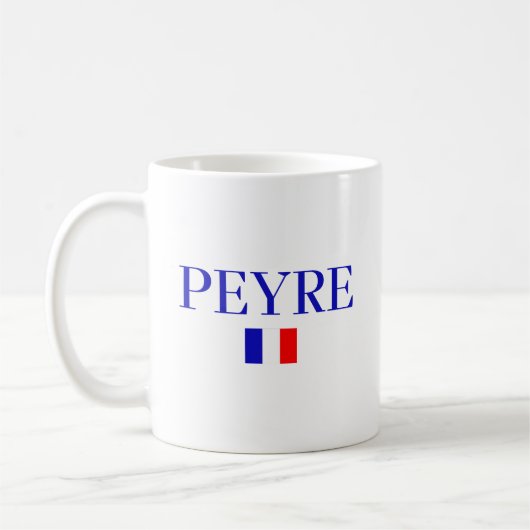 PEYRE France Flag Kaffeetasse (Links)