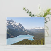 Peyto Lake - Banff National Park, Alberta, Kanada Einladung (Stehend Vorderseite)