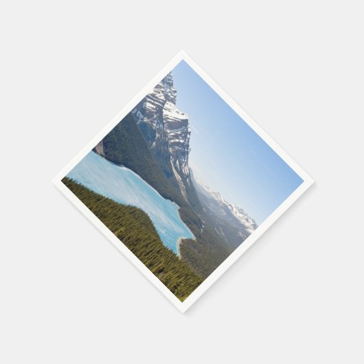 Peyto Lake - Banff National Park, Alberta, Kanada Serviette (Ecke)