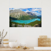 Peyto Lake in Banff National Park Alberta Kanada Poster (Küche)