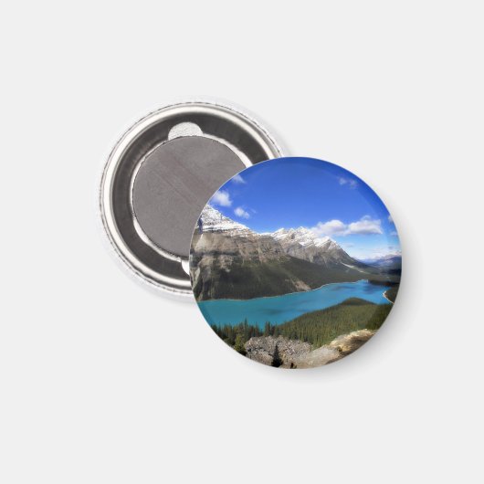 Peyto Lake, Kanadische Rockies Magnet (Vorderseite/Rückseite)
