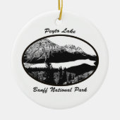 Peyto Lake Keramik Ornament (Vorne)