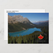 Peyto Lake Product of Canada Postkarte (Vorne/Hinten)
