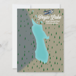 Peyto See Canadian Rockies map