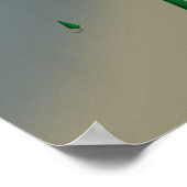 Peyto See Canadian Rockies map Poster (Ecke)
