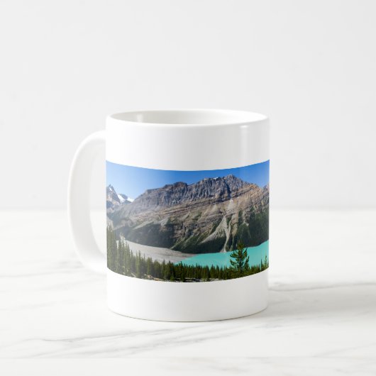 Peyto See-Panorama, Banff Alberta Kaffeetasse (Vorderseite Links)