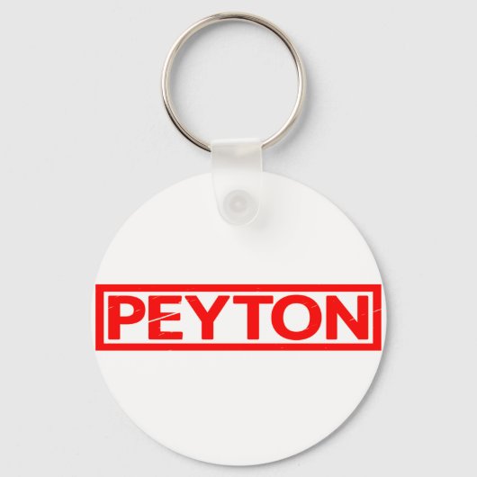 Peyton Briefmarke Schlüsselanhänger (Vorderseite)
