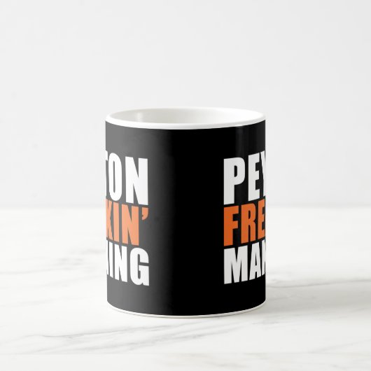 Peyton Freakin' Manning T - Shirt Kaffeetasse (Mittel)
