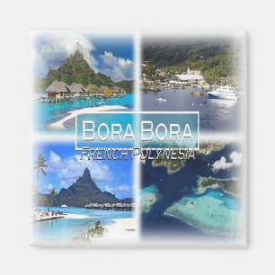 PF0024 Ozeanien, Französisch-Polynesien, Kühlschra Magnet