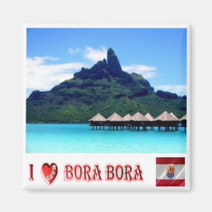 PF - Französisch-Polynesien - Bora Bora - Monte Ot Magnet