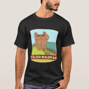 Pf � lzer Waldpfad, Pfalz-Waldweg - Deutsch T-Shirt