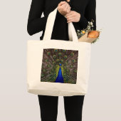 Pfacock Tote Bag Jumbo Stoffbeutel (Vorderseite (Produkt))