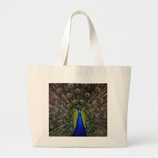 Pfacock Tote Bag Jumbo Stoffbeutel (Vorne)