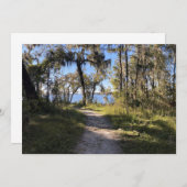 Pfad am Fluss Mitteilungskarte (Vorne/Hinten)