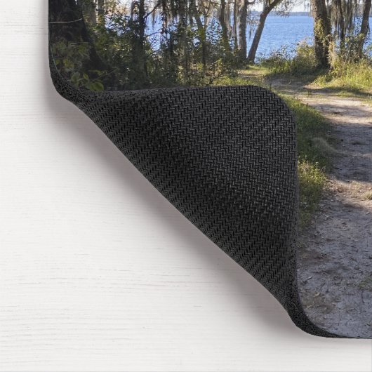 Pfad am Fluss Mousepad (Ecke)