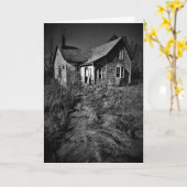 "Pfad der Abandonment" Hallowe’en card Karte (Gelbe Blume)