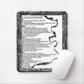 Pfad der alten Frau Mousepad (Mit Mouse)