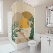 Pfad der Dünen Abstrakt Duschvorhang (Beispiel)