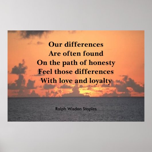 Pfad der Ehrlichkeit Poster (Vorne)