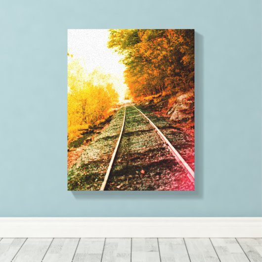 Pfad der Einsamkeit Leinwanddruck (Insitu (Holzboden))