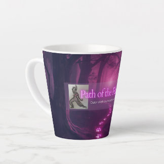 Pfad der flachen Fuß Kleine Latte-Tasse Milchtasse