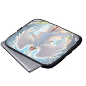 Pfad der Gnade: Engel des Friedlichen Aufstiegs Laptopschutzhülle (Vorne Knopf)