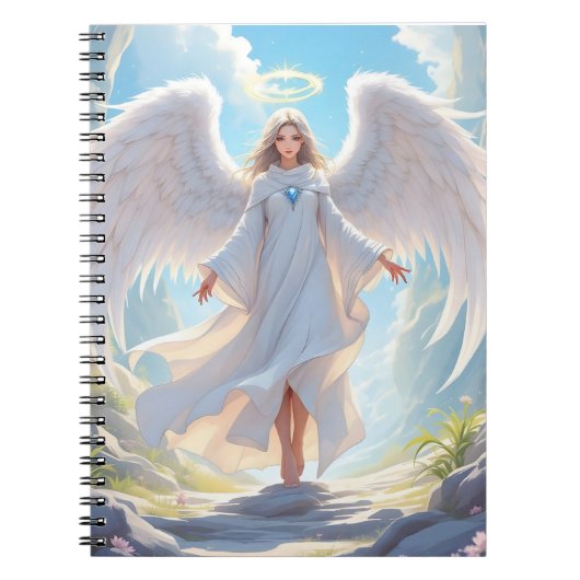 Pfad der Gnade: Engel des Friedlichen Aufstiegs Notizblock (Vorderseite)