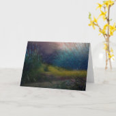 Pfad der Grußkarte mit geringster Dauerhaftigkeit Karte (Gelbe Blume)