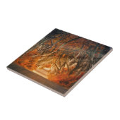 Pfad der Herbst-Wälder Fliese (Seite)