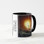 Pfad der Kaffeepause-Tasse Tasse (VorderseiteRechts)